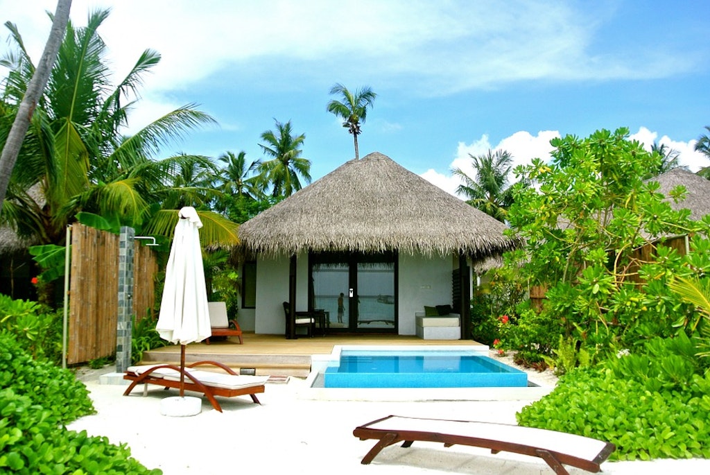 Pool villa in Maldives