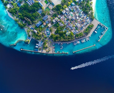 Mirihi island in Maldives