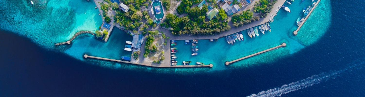 Mirihi island in Maldives