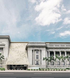 The national art gallery in Singapore