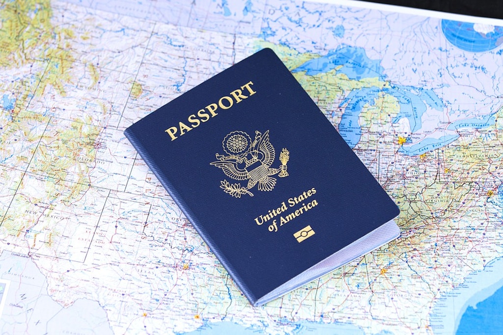 A US passport 