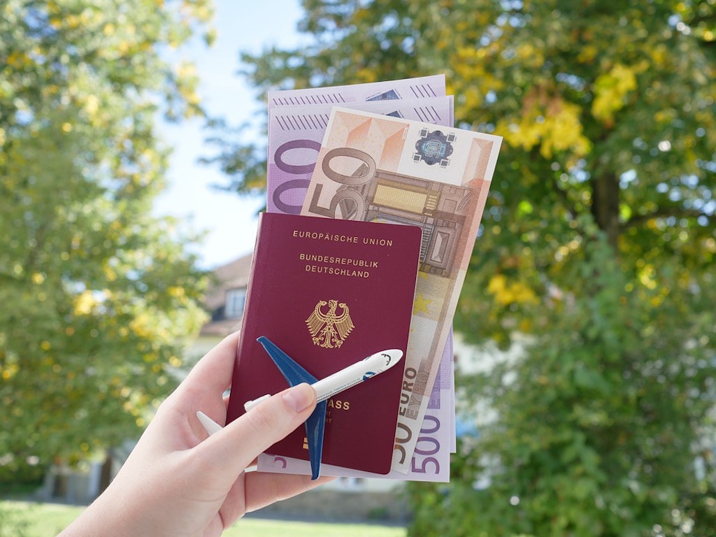 Passport and local currency 