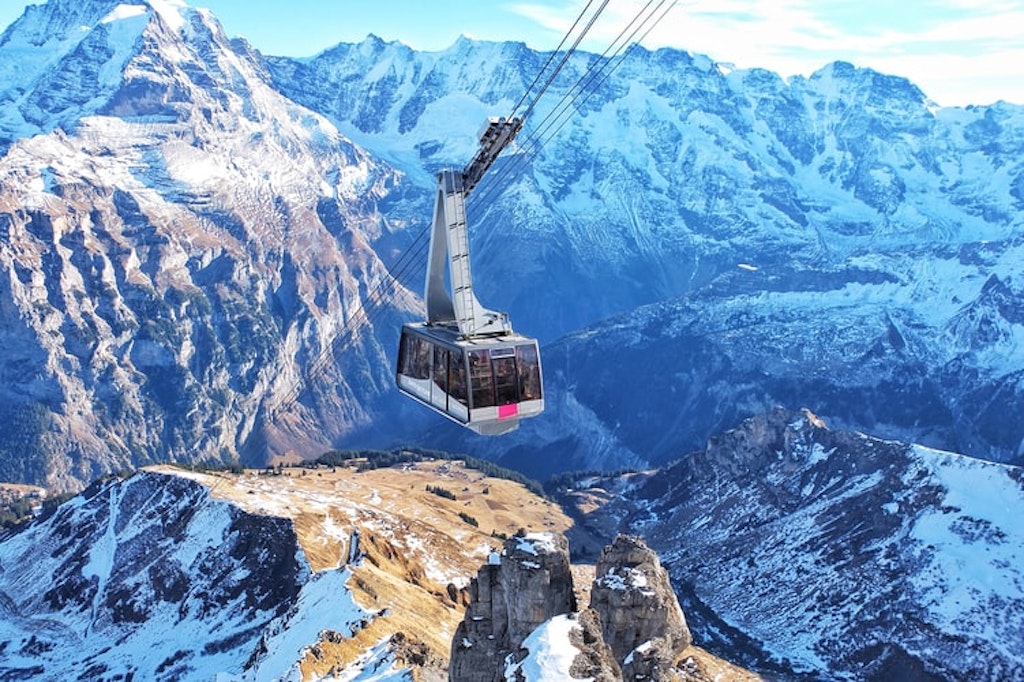Cable Car ride in Switzerland