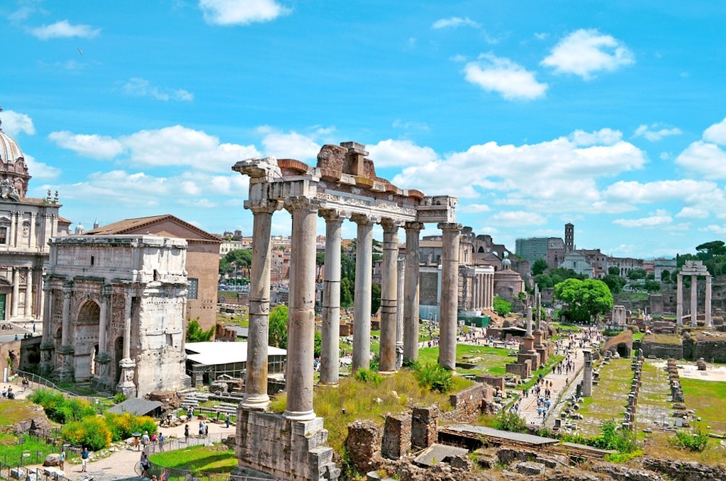Roman Forum in the day 