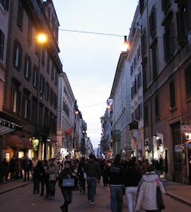 Shopping in rome