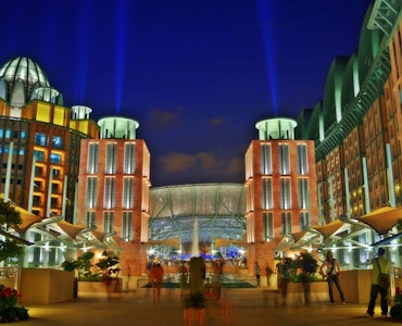 Resorts World Sentosa during Night