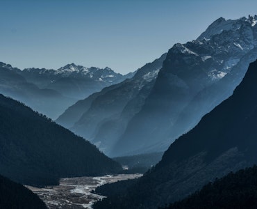 Mountain view in Sikkim