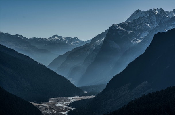 Mountain view in Sikkim