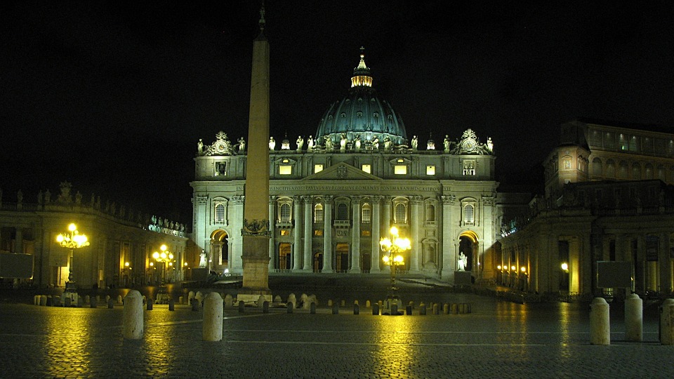 Evening at St Peters Basilica 