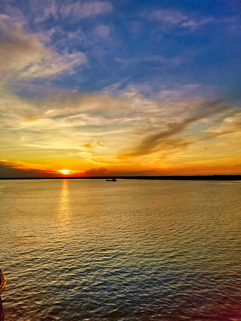 Sunset view in Malacca Beach, Malaysia worth visiting from SIngapore
