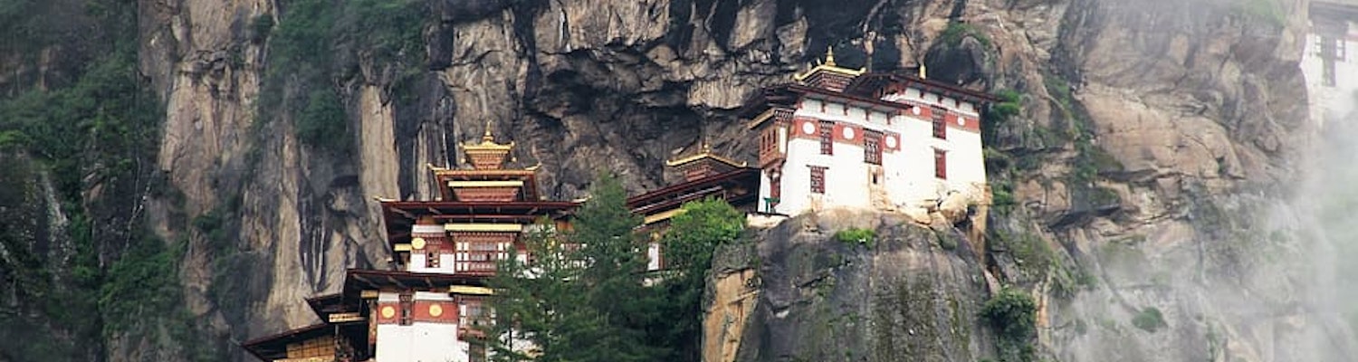 Tigers nest monastery in Bhutan