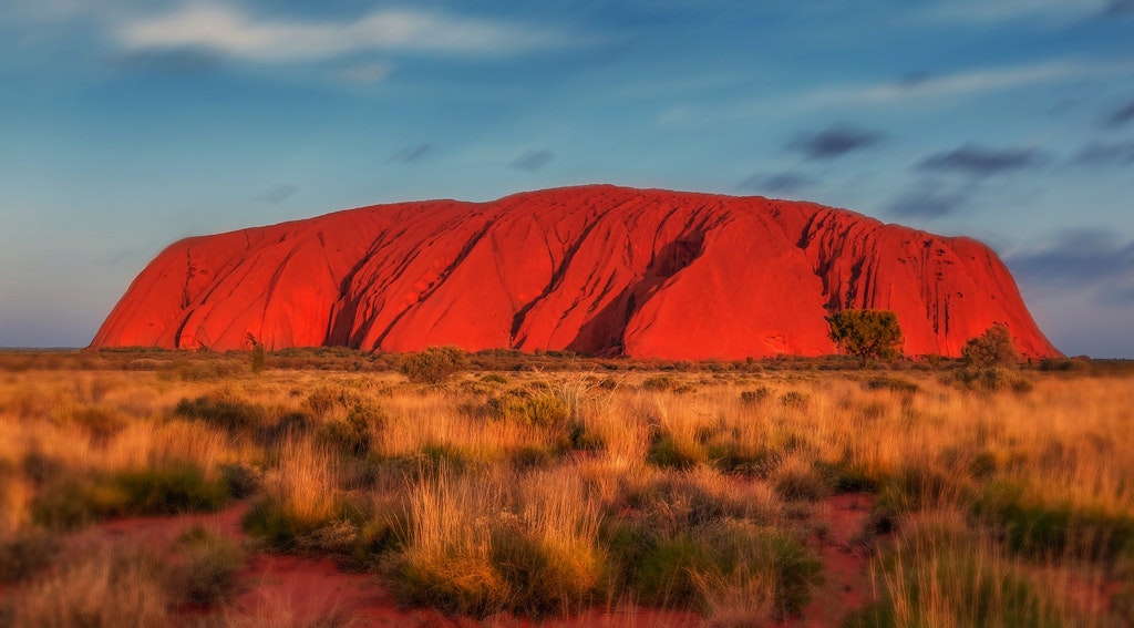 The Uluru (red centre) of Australia. (West MacDonnell Ranges)