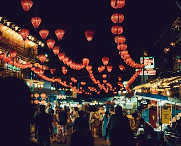 Night Shopping in Vietnam