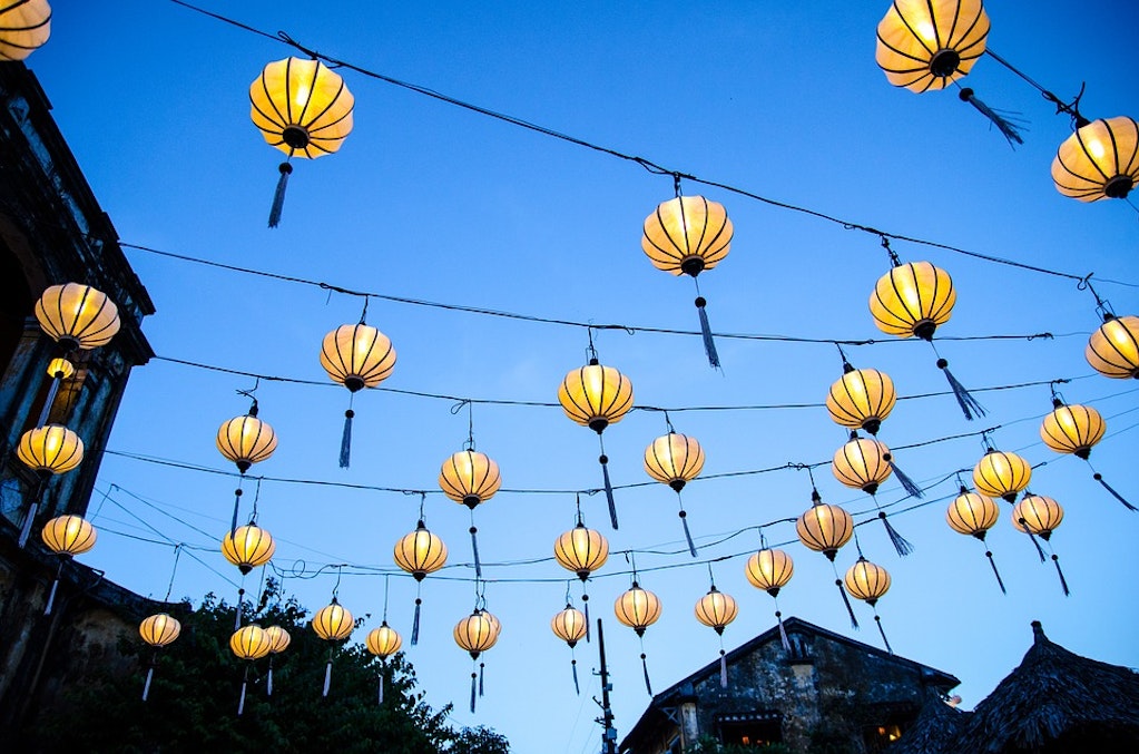 Hoi An Lanterns in the evening 