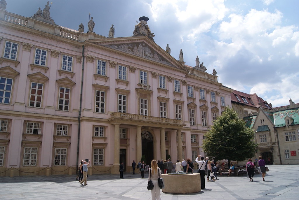 A picture of the Primate's Palace in Bratislava