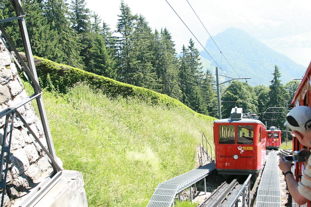 Cogwheel railway at Mt.Pilatus, Things to Do in Switzerland in May