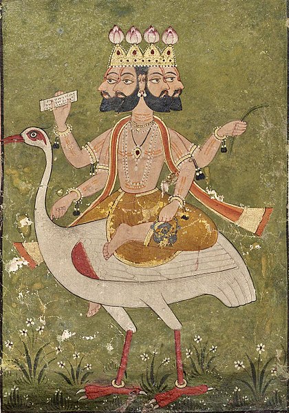 Painting of Lord Brahma