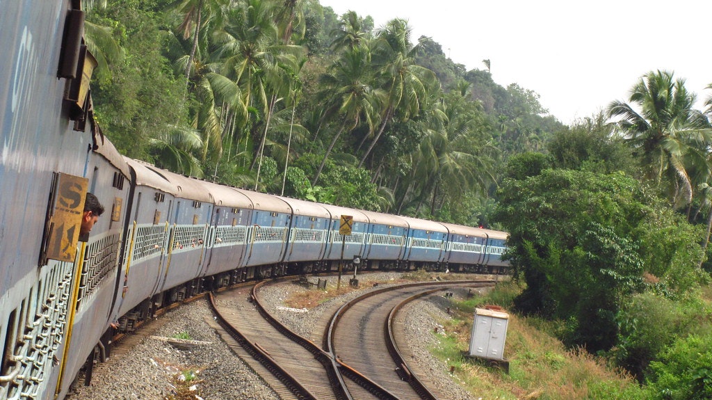 Train through Kerala