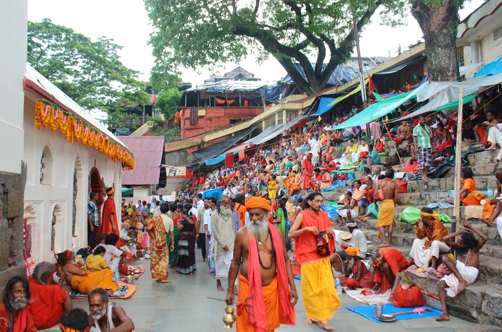 A picture of devotees in Ambubachi festival of assam