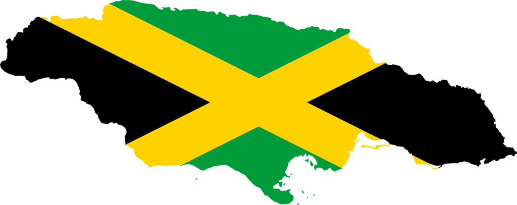 JAMAICA Flag and Map