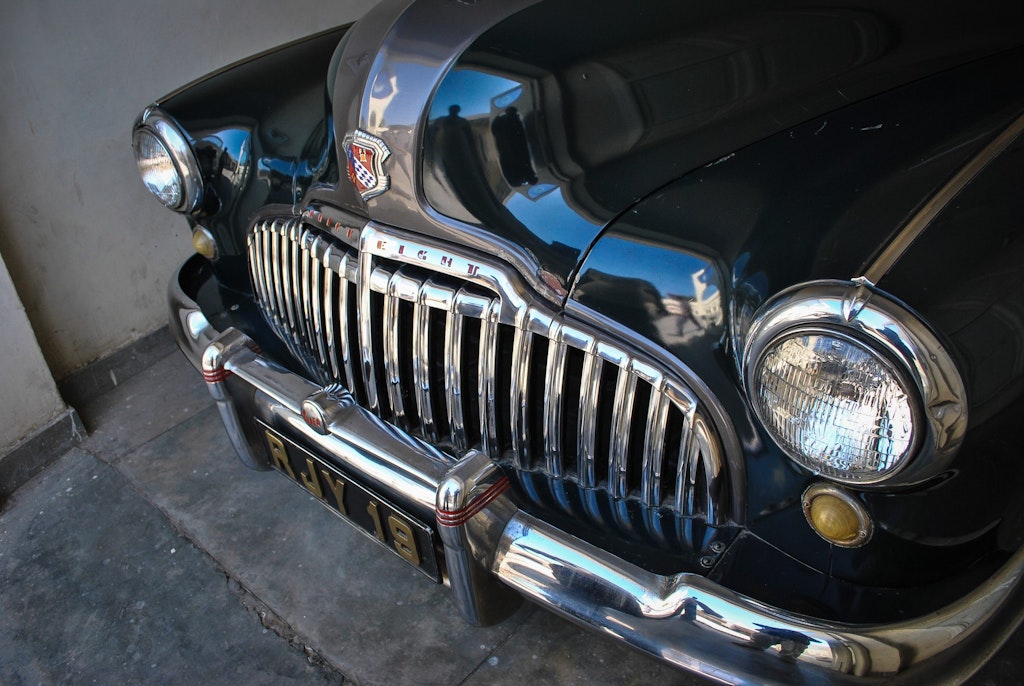 Buick Super 8 vintage classics car at the museum.