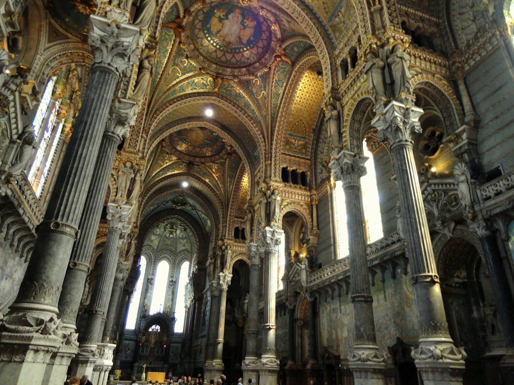 A picture of Basilique Notre-Dame de Fourviere, one of the top attractions in Lyon