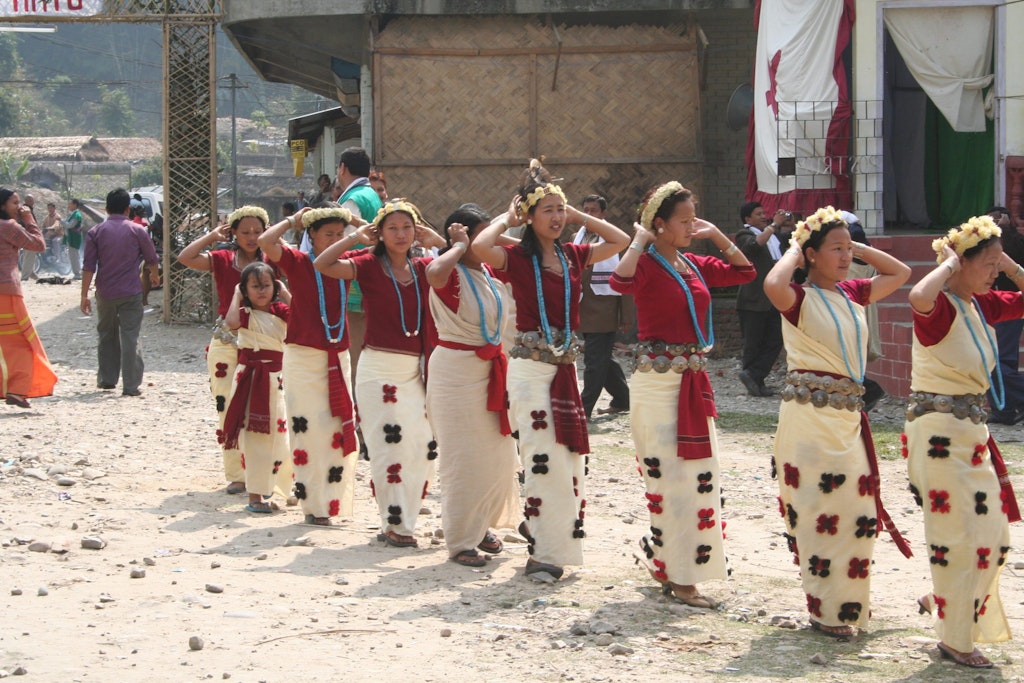 Nyokum Festival celebrated in Arunachal Pradesh.