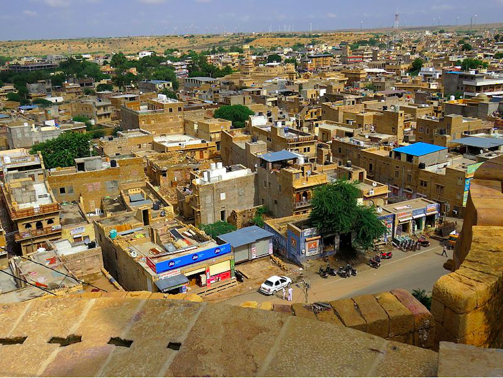 view from Jaisalmer fort