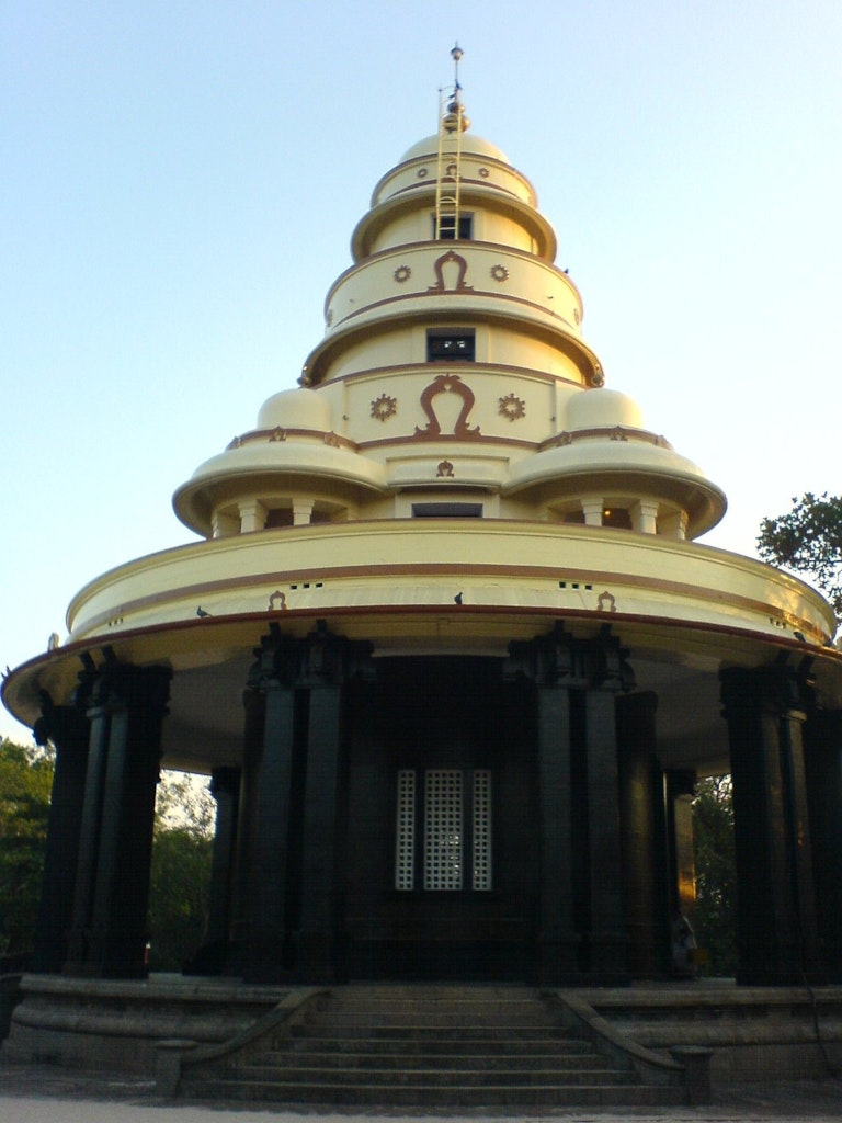 A view of Sivagiri Mutt in Varkala