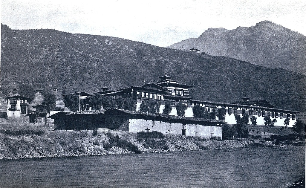 Tashichho Dzong during 1921.