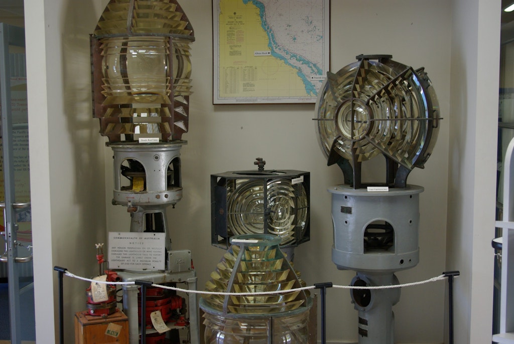 Fresnel Lenses from the Maritime Museum Of Townsville