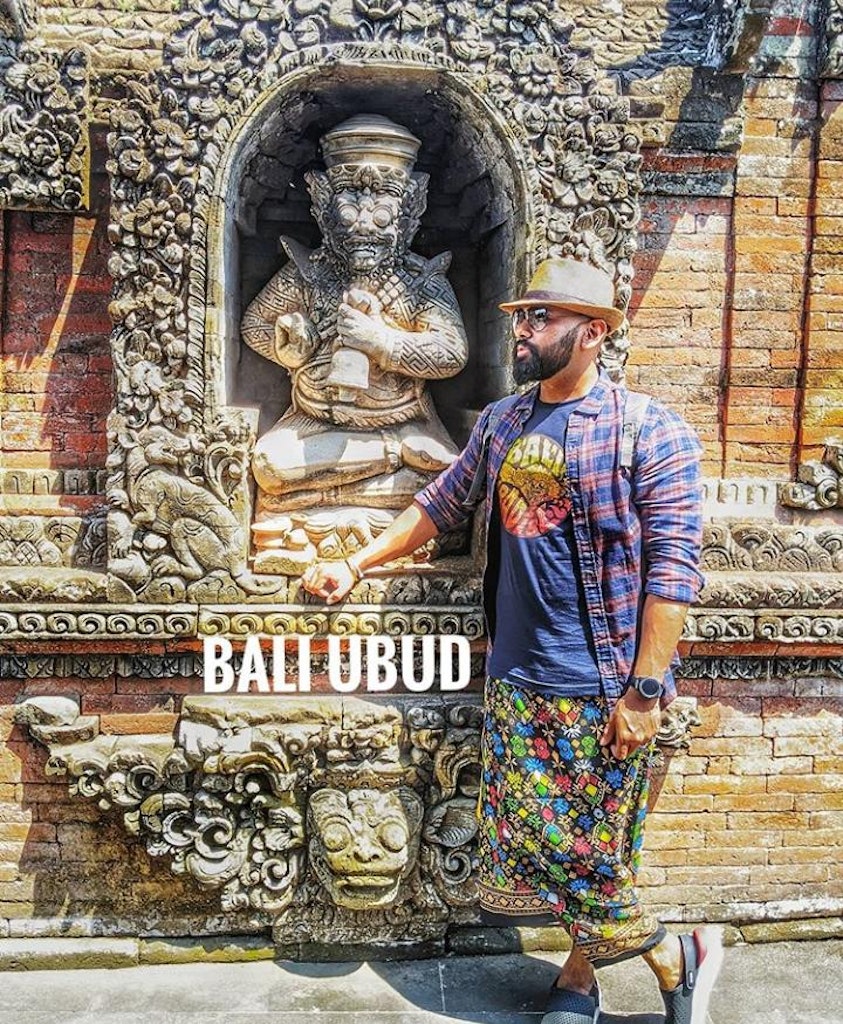 Posing like a pro in Ubud during our Bali vacation