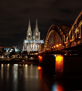 Cologne in the night