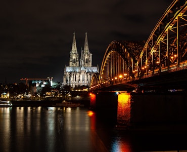 Cologne in the night