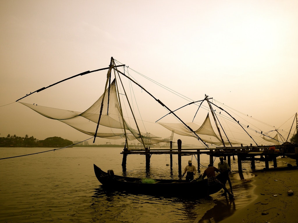 Chinese fishing, Kochi Fort