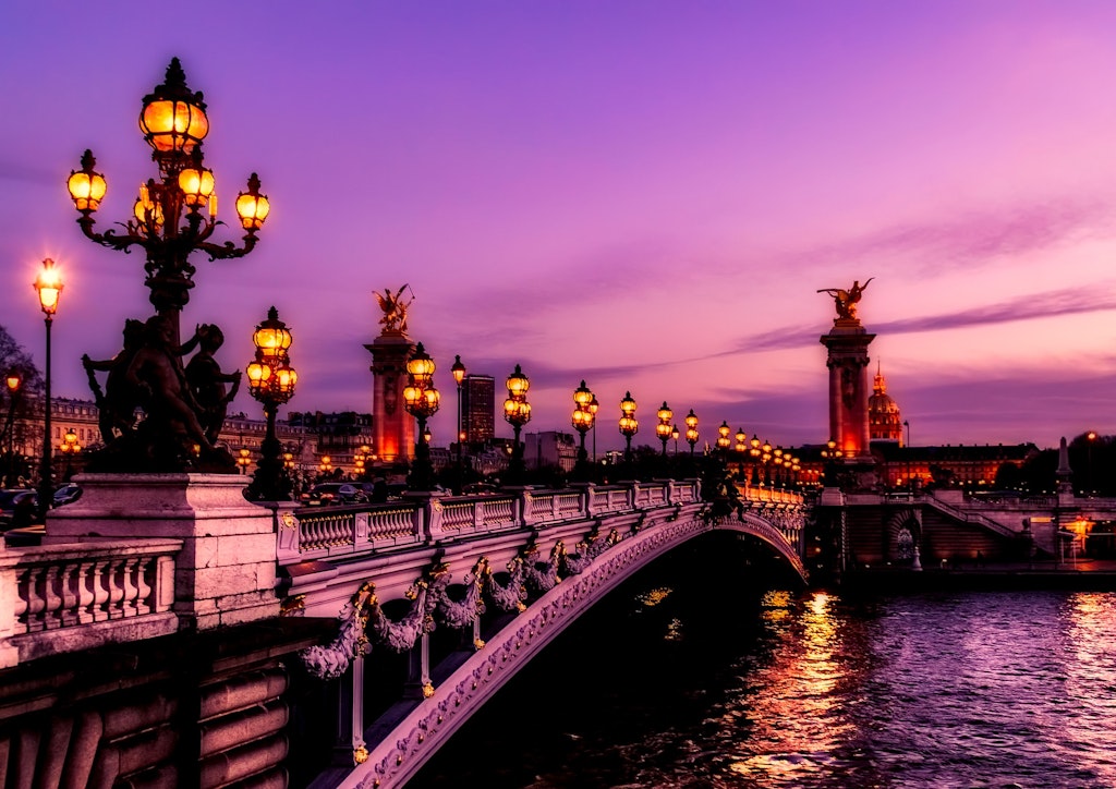 The Paris Bridge in France.