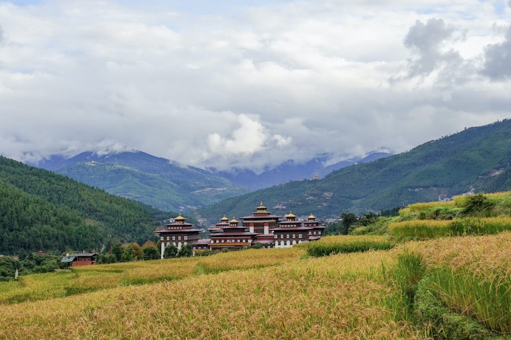 The capital Fortress of Bhutan
