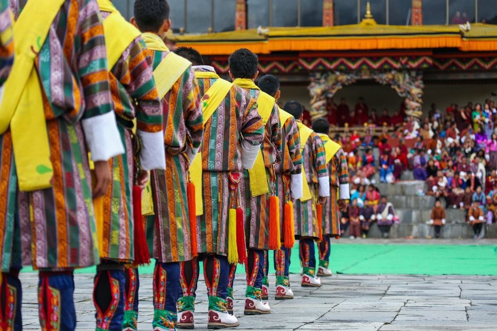Thimpu Tsechu Festival at the Dzong