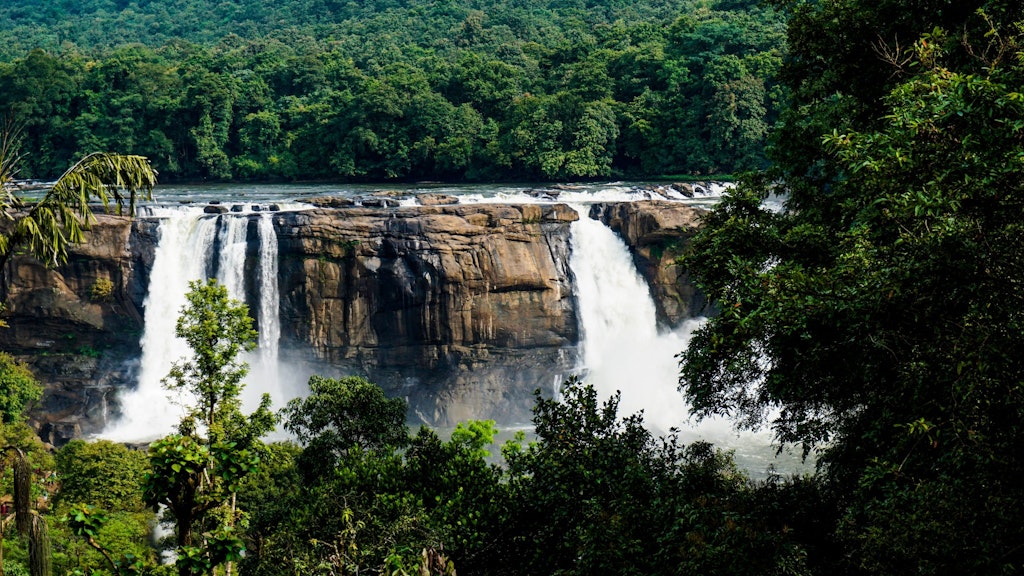 Athirappilly waterfalls in Kerala 