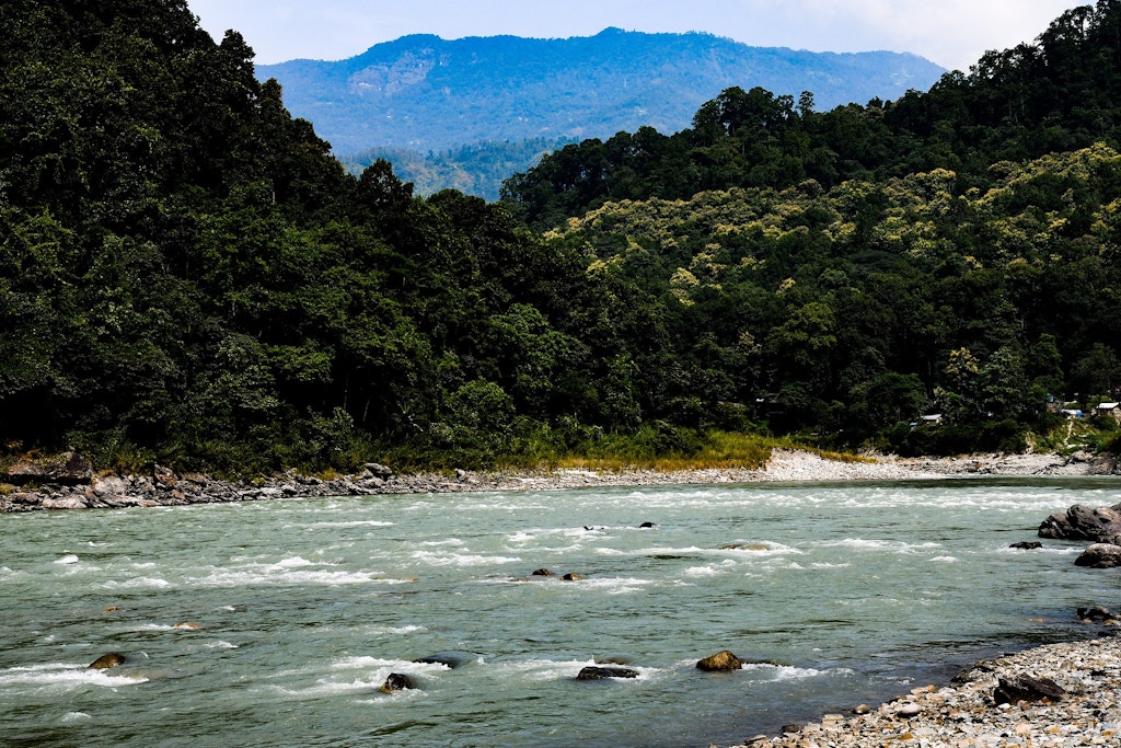 A picturesque view of the River Teesta