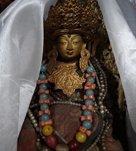Buddha Figure in Yiga Choling Monastery