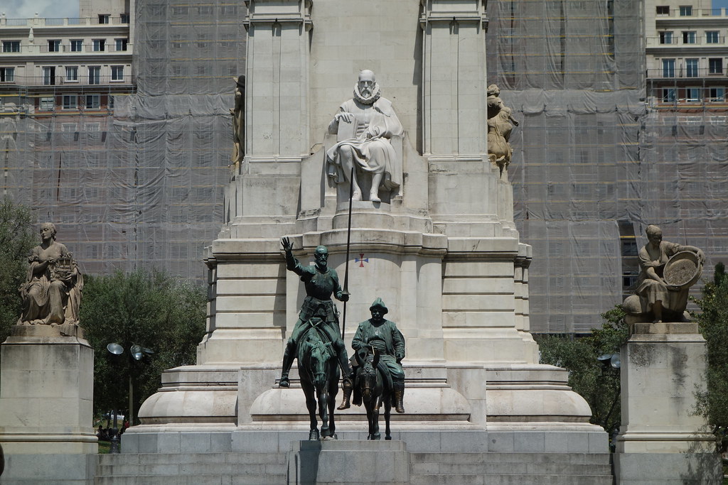 Monumento Cervantes, Plaza de España, places to visit in Madrid