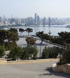 Baku seen from the Martyrs' Memorial