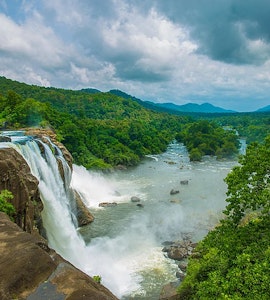 Athirapally Falls in Kerala