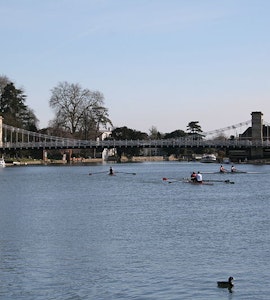 Marlow bridge across River Thames