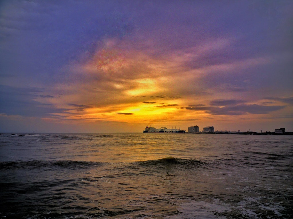 Sunset in Cochin, Kerala
