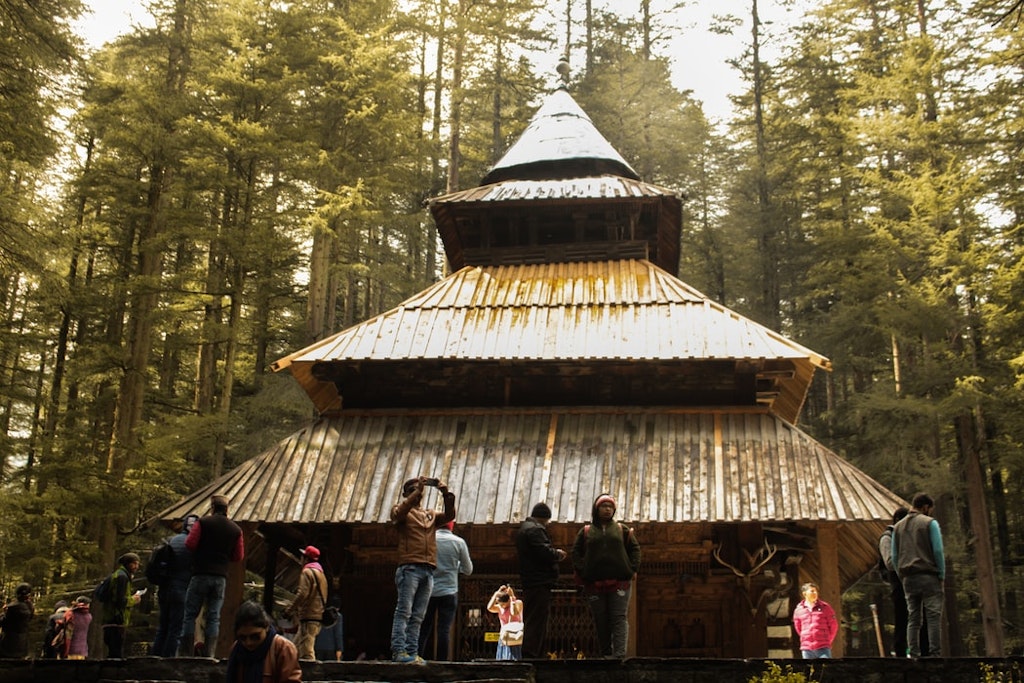 a temple in Manali