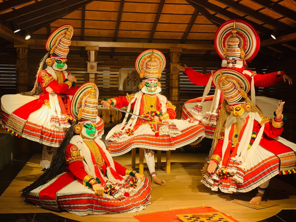 Kathakali dance in Kerala