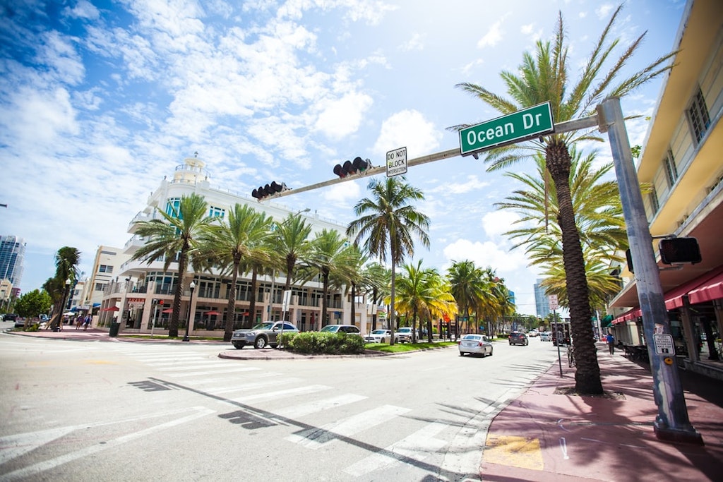 a street in Miami