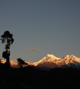 View of Sikkim Mountains